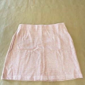 Houndstooth Mini Skirt - Size L